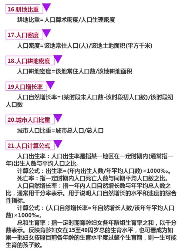 高中地理堪比数学 24个计算公式理清考点 备考技巧 善利名师 官方网站 高考智能备考